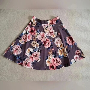 ❤ Faith & Joy Floral Print  Skirt Women's Size Large